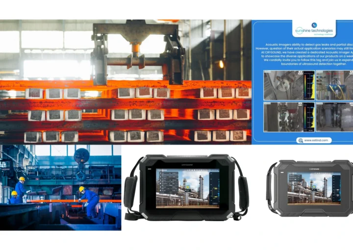 CRYSOUND Acoustic Imager use in Steel Manufacturing